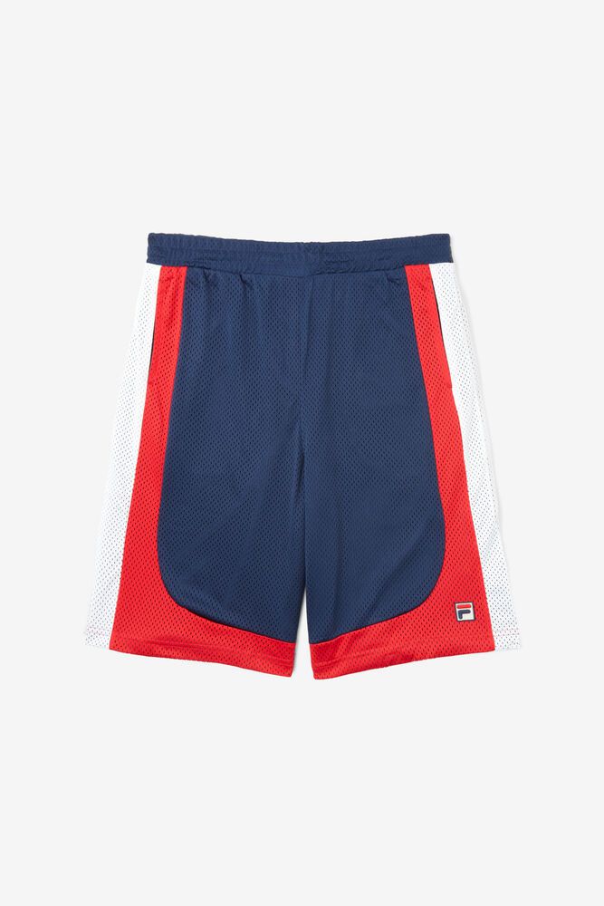 Fila Shorts Herre Mørkeblå/Rød/Hvide Everly HTP-523794